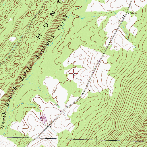Topographic Map of Fleming Cemetery, PA