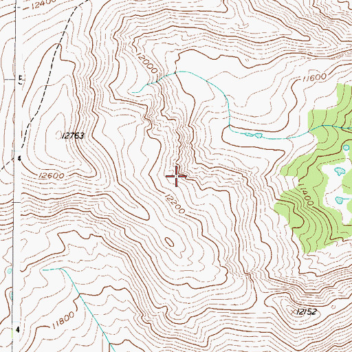 Topographic Map of Jefferson Lake Dam, CO