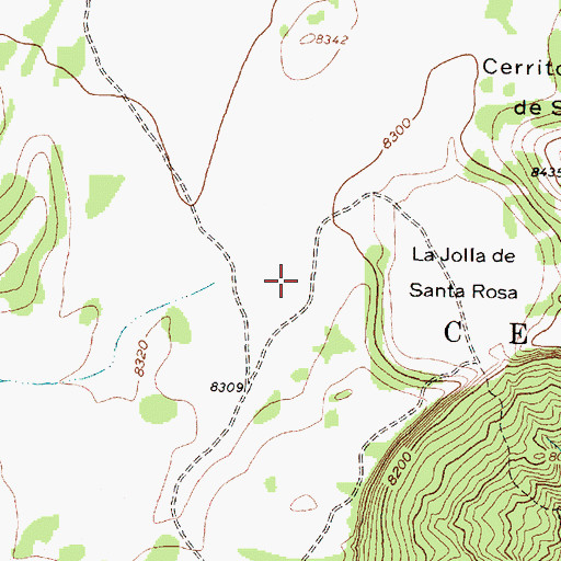 Topographic Map of Marquez Wildlife Area, NM
