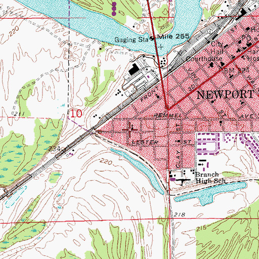 Topographic Map of Gospel Tabernacle, AR