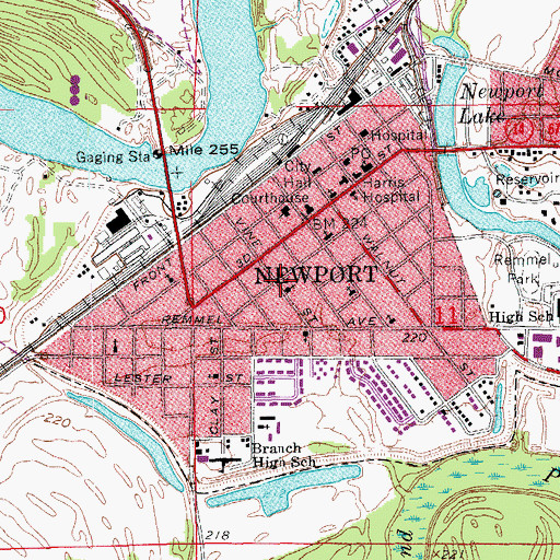 Topographic Map of Morning Star Baptist Church, AR