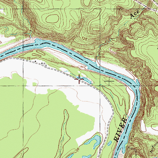 Topographic Map of Logan League, TX