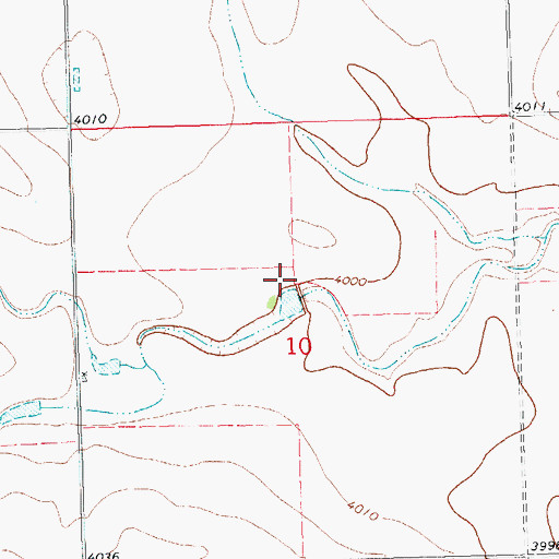 Topographic Map of Fuesz Dam, CO