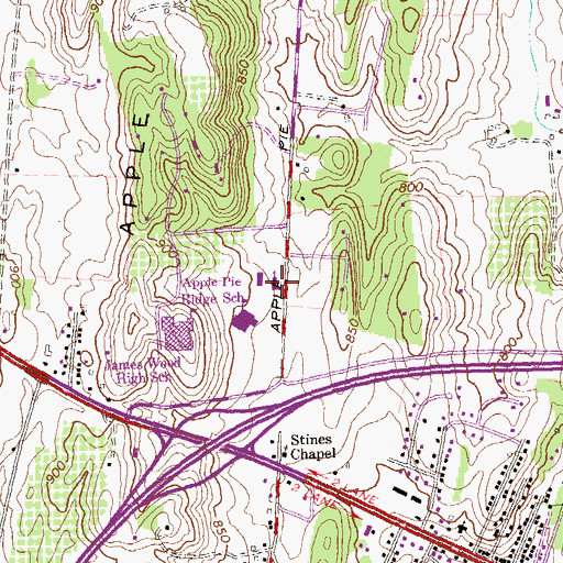 Topographic Map of The Church of Jesus Christ of Latter Day Saints, VA
