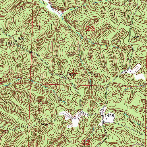 Topographic Map of Township 2, AR