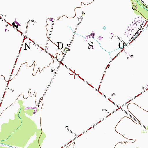 Topographic Map of Congregation Beth Chaim, NJ