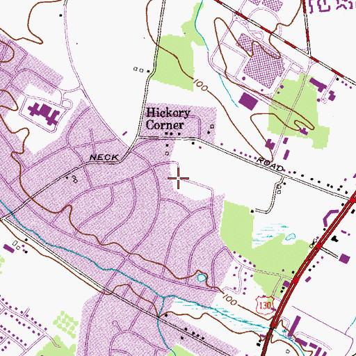 Topographic Map of Beth El Synagogue, NJ