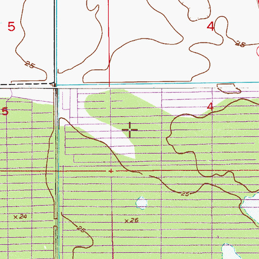 Topographic Map of Viera, FL