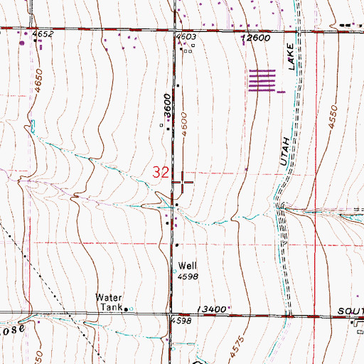 Topographic Map of Wasatch Lawn Memorial Park South, UT