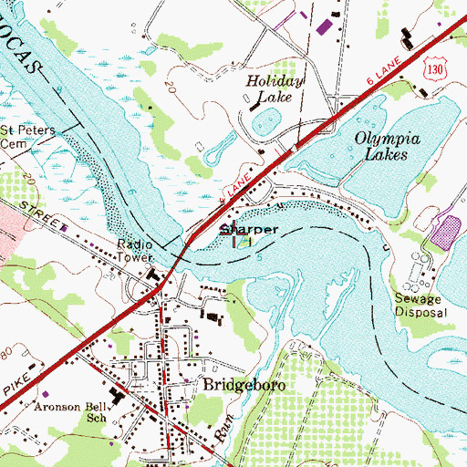 Topographic Map of Sharper, NJ