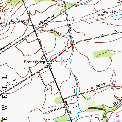 Topographic Map of Solid Rock Church, NJ