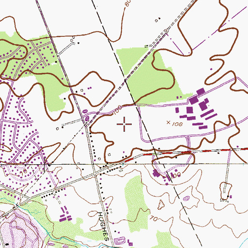 Topographic Map of Mercer Junior Senior High School, NJ