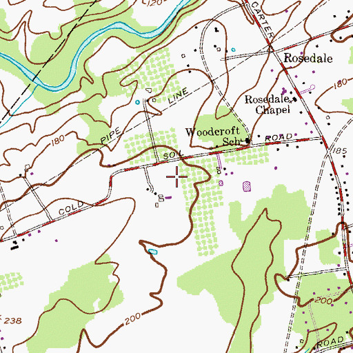 Topographic Map of Princeton Child Development Institute School, NJ
