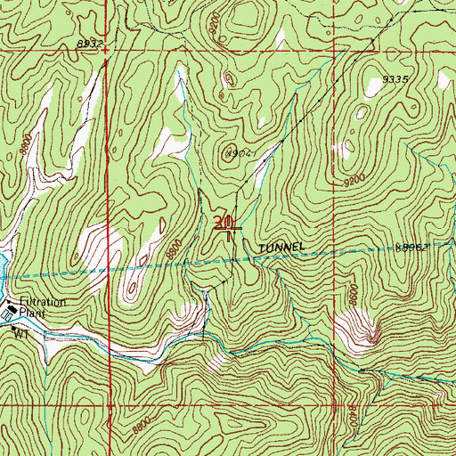 Topographic Map of Northfield Number 4 Dam, CO