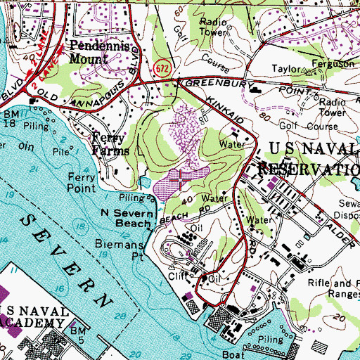 Topographic Map of Woolchurch Pond, MD