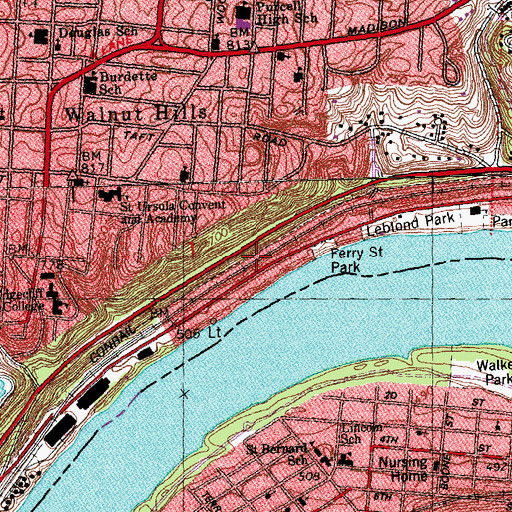 Topographic Map of Fulton Post Office (historical), OH