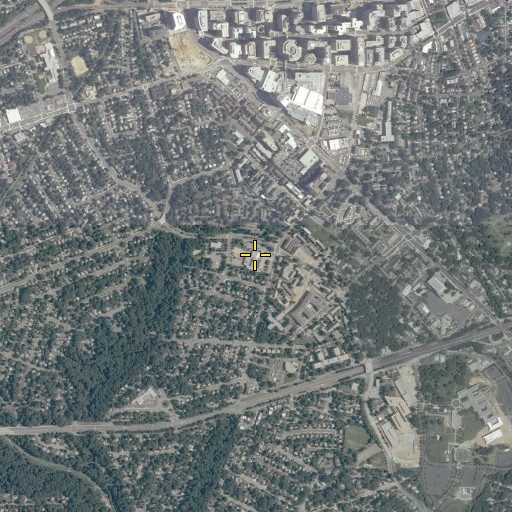 Aerial/Satellite Image of Barrett Elementary School, VA