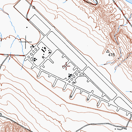 Topographic Map of San Nicholas Island Army Air Field (historical), CA