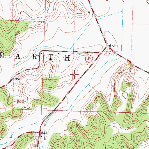 Topographic Map of Black Earth Rettenmund Prairie State Natural Area, WI