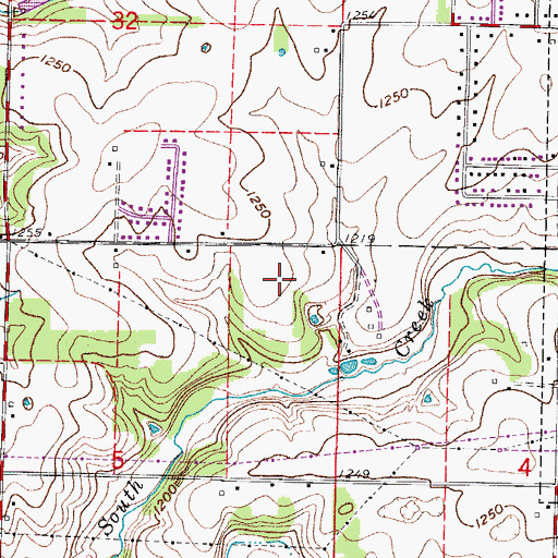 Topographic Map of Township of Campbell Number 2C, MO