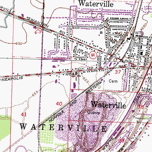 Topographic Map of Stitt Park, OH