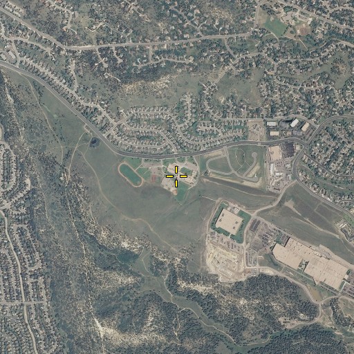 Aerial/Satellite Image of Eagleview Middle School, CO