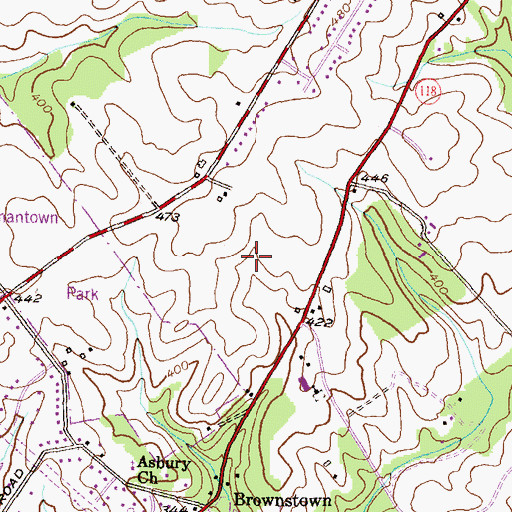 Topographic Map of Spark M Matsunaga Elementary School, MD