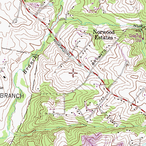 Topographic Map of James Hubert Blake High School, MD