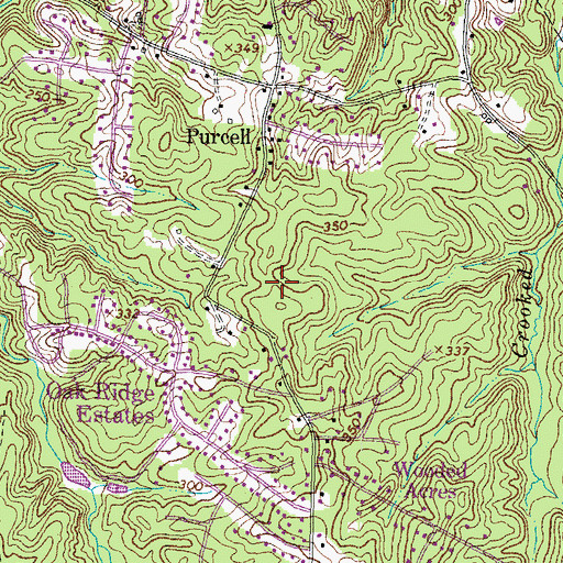 Topographic Map of Thurgood Marshall Elementary School, VA
