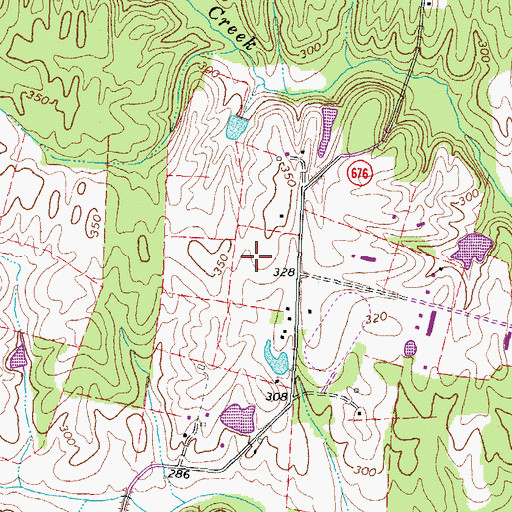 Topographic Map of Bull Run Middle School, VA