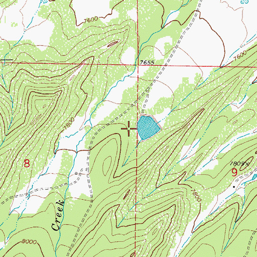 Topographic Map of Brunelli Dam, CO