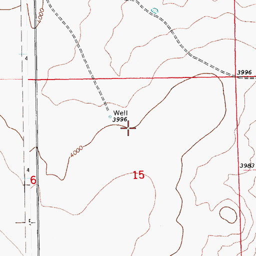 Topographic Map of Crooked Arroyo Detention CA-3 Dam, CO