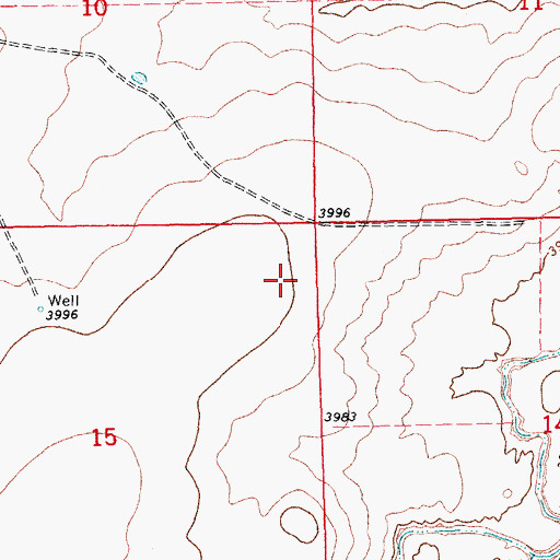 Topographic Map of Crooked Arroyo Detention CA-4 Dam, CO