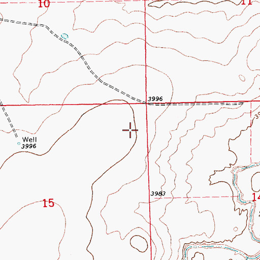 Topographic Map of Crooked Arroyo CA-4 Detention Reservoir, CO