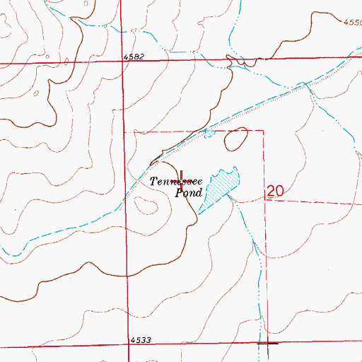 Topographic Map of George Lewis Number 6 Dam, CO