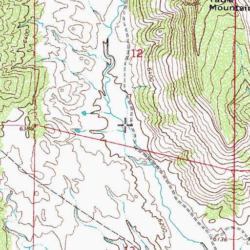 Topographic Map of Floodwater Retention B-5 Dam, CO