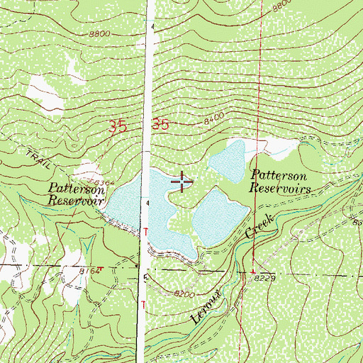 Topographic Map of Patterson Number 2 Dam, CO