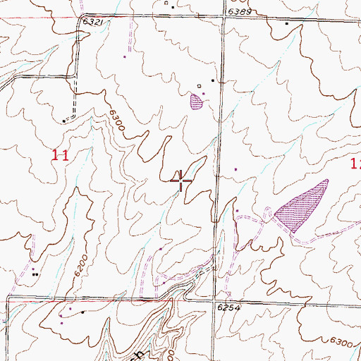 Topographic Map of Paulson Dam, CO