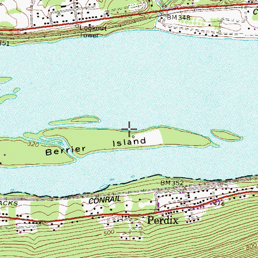 Topographic Map of State Game Land No. 319, PA