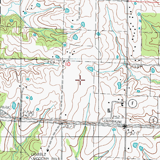 Topographic Map of North Central Missouri Regional Airport, MO