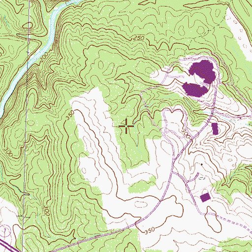 Topographic Map of Belmont Ridge Middle School, VA