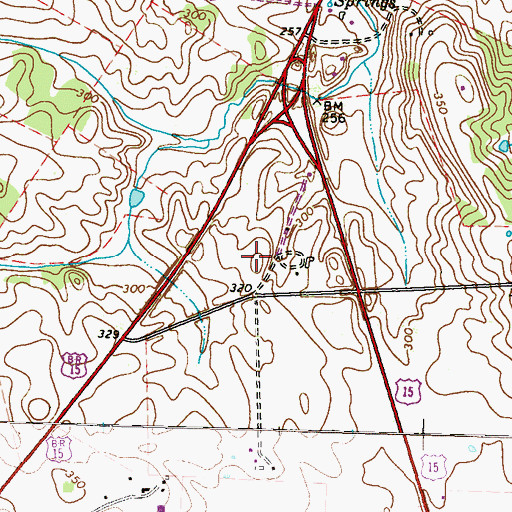 Topographic Map of Frances Hazel Reid Elementary School, VA