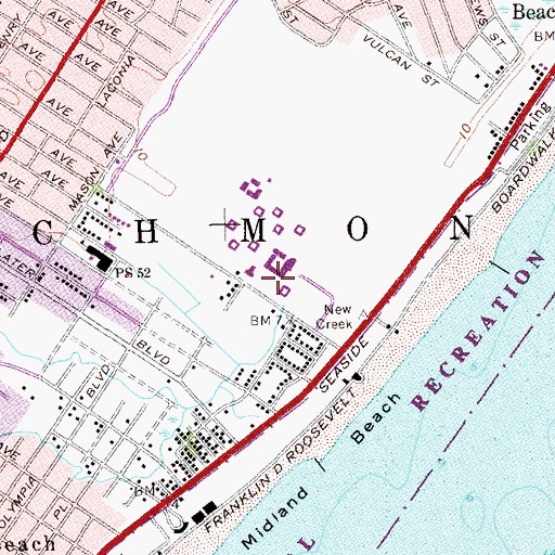 Topographic Map of Staten Island Children and Youth Day Treatment Center, NY