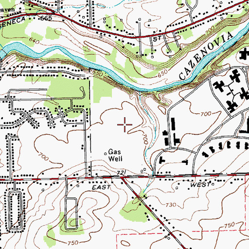 Topographic Map of Western New York Children's Psychiatric Center, NY