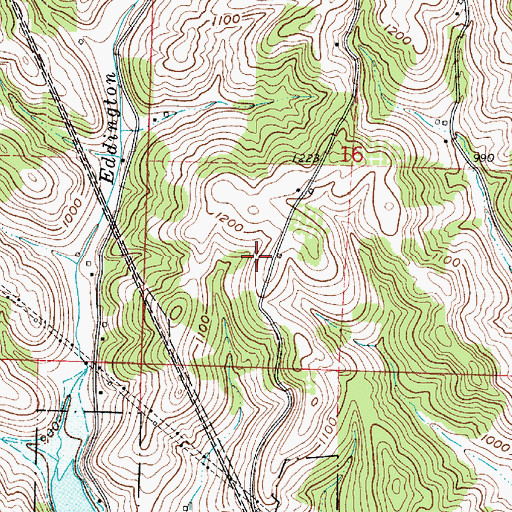 Topographic Map of Smithdale Post Office (historical), OH