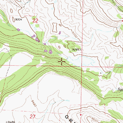 Topographic Map of Price Dam, CO