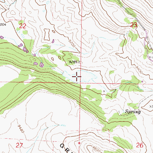 Topographic Map of Price Reservoir, CO