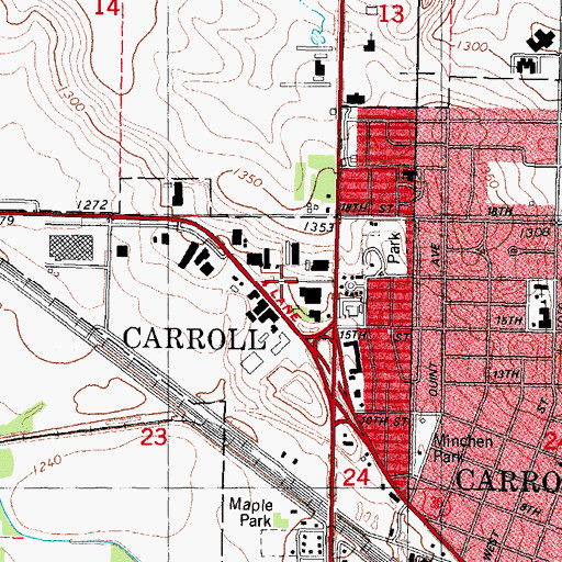 Topographic Map of The Church of Jesus Christ of Latter Day Saints, IA