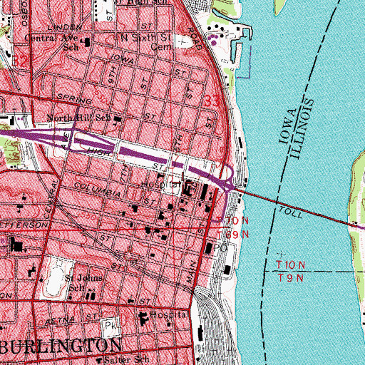 Topographic Map of Child Health Specialty Clinic, IA