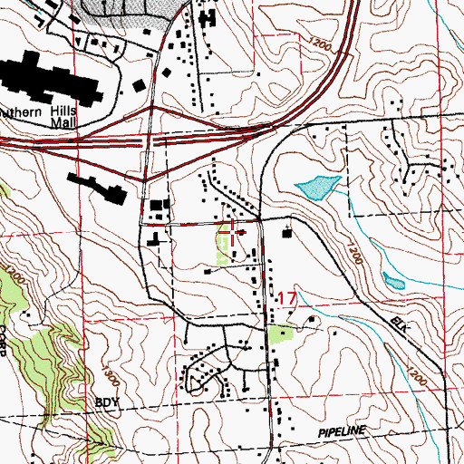 Topographic Map of Morningside Assembly of God Church, IA